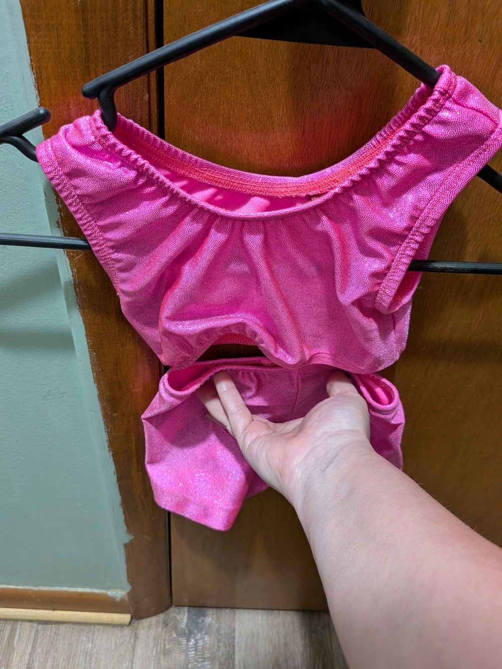 Bright Pink Two-Piece Dance/Active Set